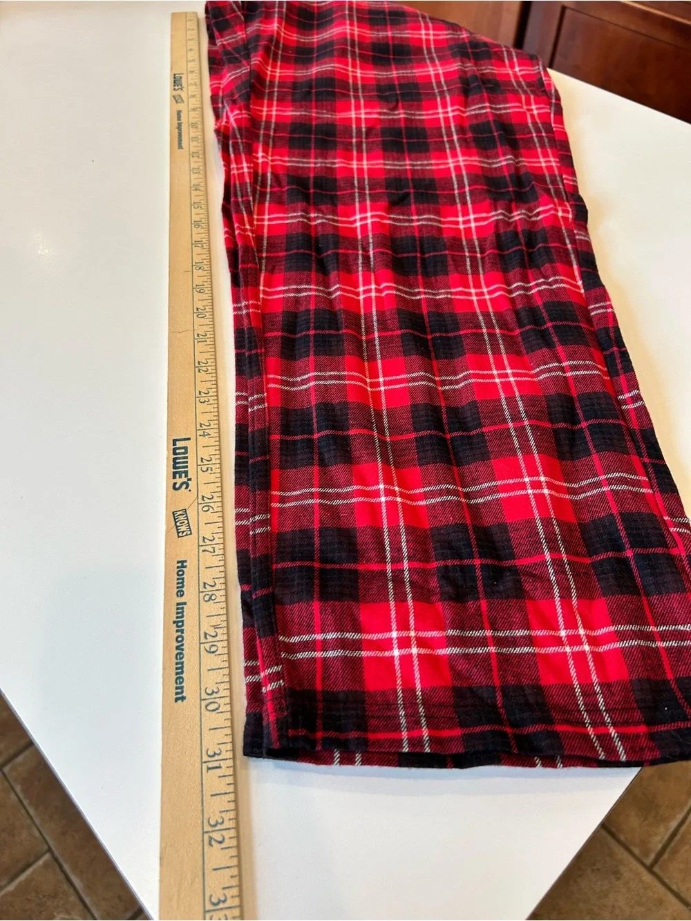 Eddie Bauer Plaid Flannel Sleep Pants Size Large Men's Red Black Gray Pajama